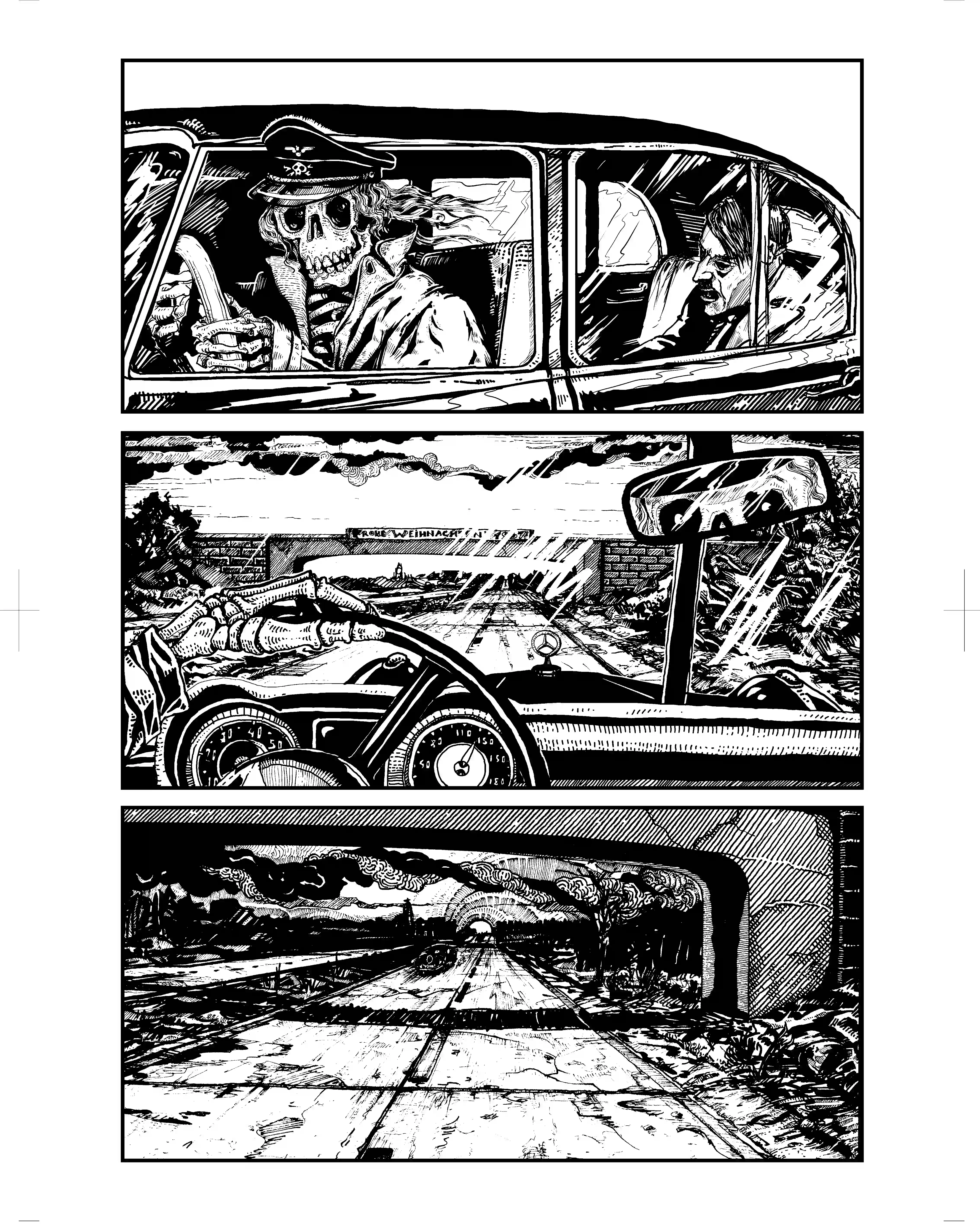 First page of Xmas Eve comics.