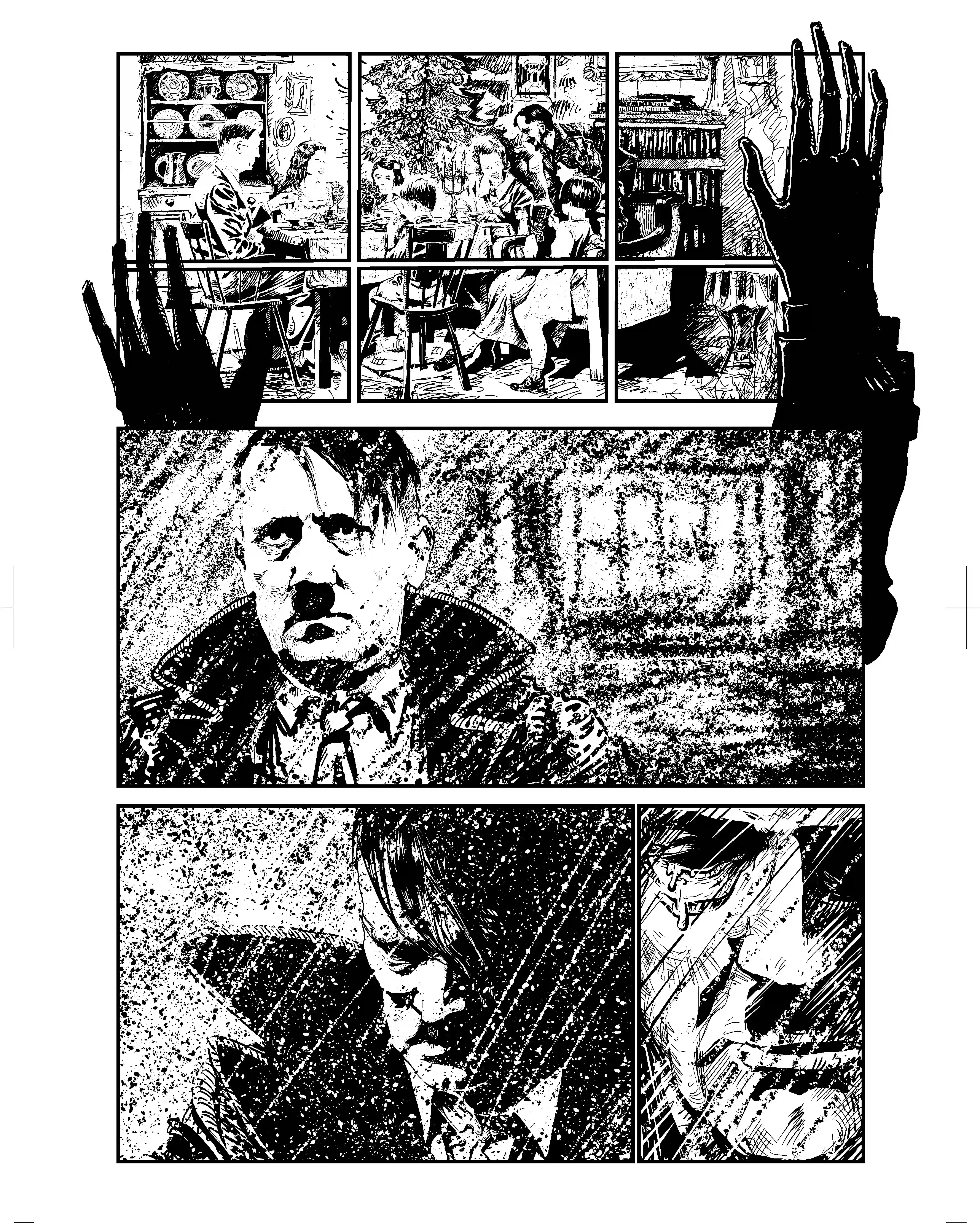 Sixth  page of Xmas Eve comics.
